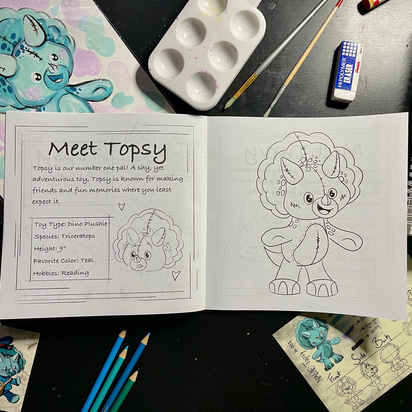 Coloring Book : Topsy and Friends
