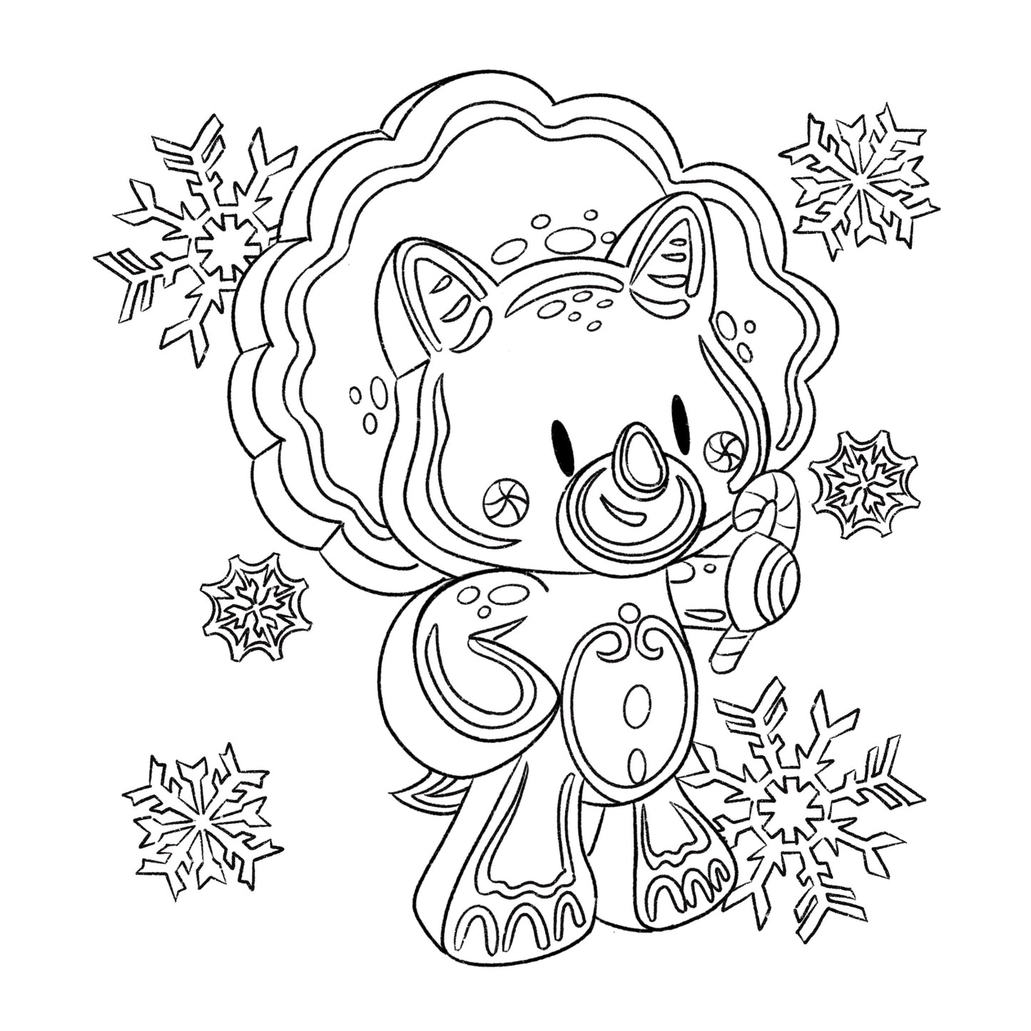 PRE-ORDER Topsy's Gingerbread Bakery Coloring Book
