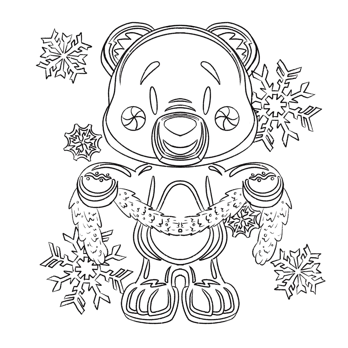 PRE-ORDER Topsy's Gingerbread Bakery Coloring Book
