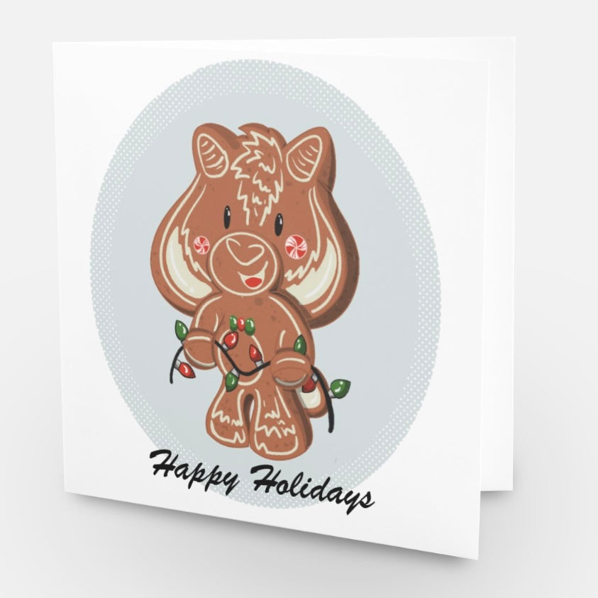 Gingerbread Bakery Greeting Card - Turvy