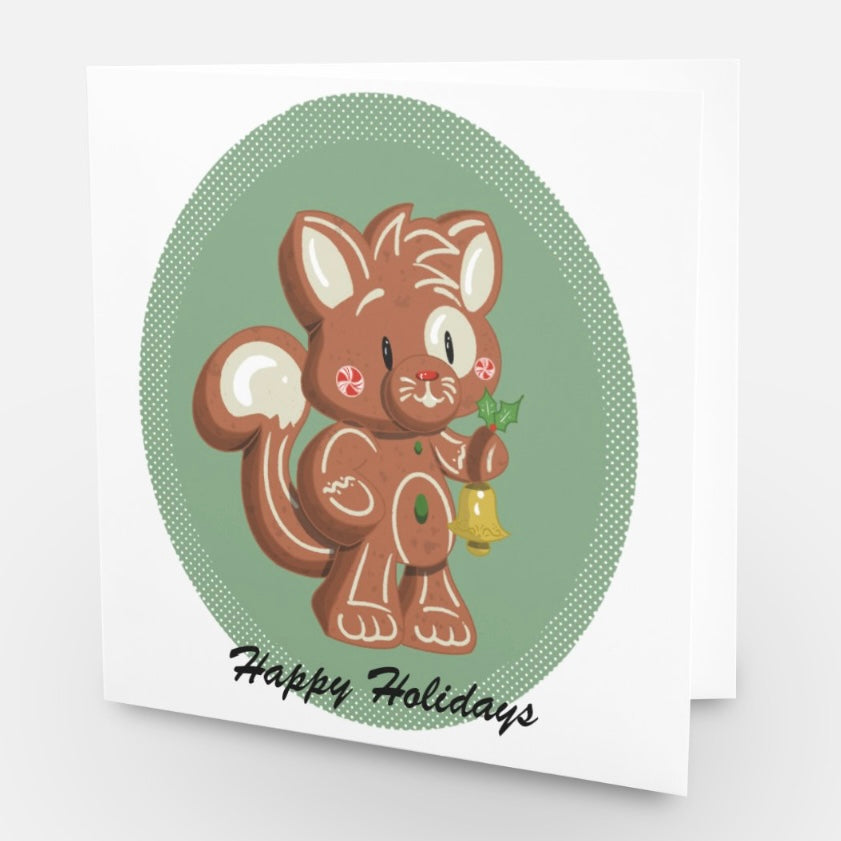 Gingerbread Bakery Greeting Card - Midnight