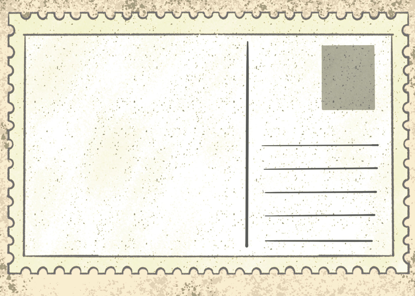 Postcard: Topsy Stamp