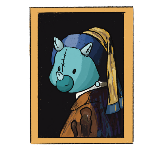 Dino with the Pearl Earring